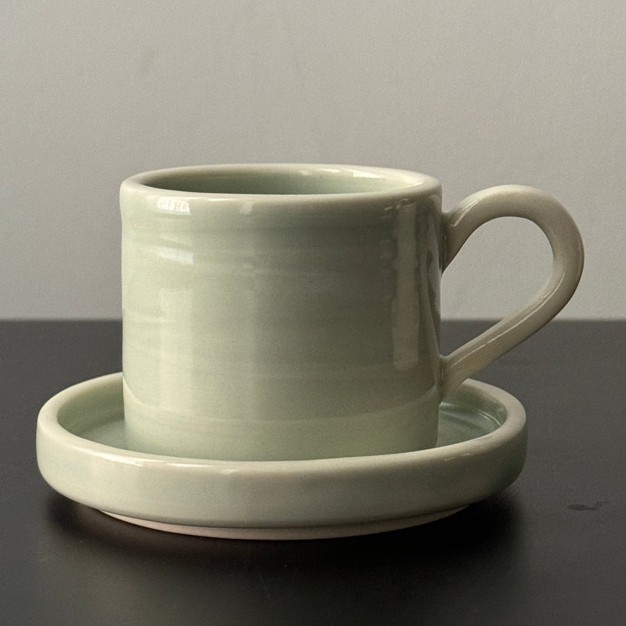 G14/15 WET GRASS Espresso cup & saucer